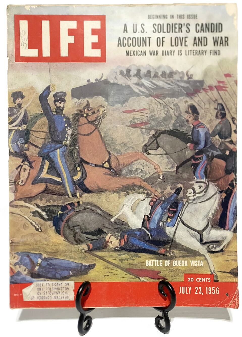 LIFE Magazine July 23 1956 Battle of Buena Vista Cover Mexican War Diary Vintage